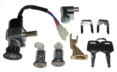 【電動車天虹云套鎖 電門鎖 鎖具 鋅鋁合金紫銅一級材料精工制作】價格,廠家,圖片,其他非機動車配件,瑞安市銘利機車部件-